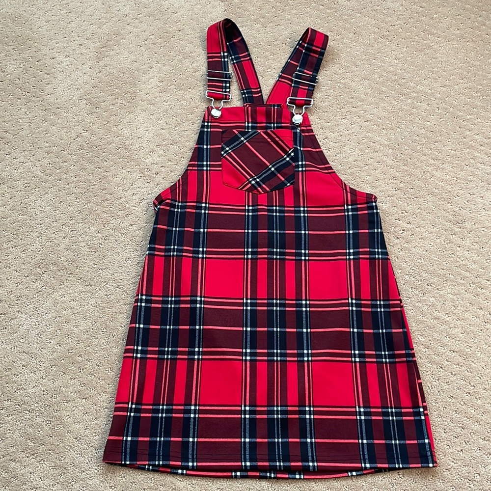 Girls plaid jumper